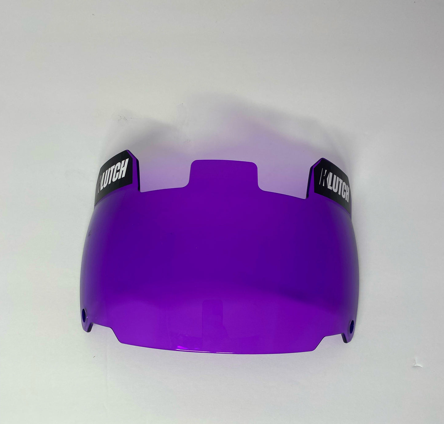 CLEAR PURPLE BUBBLE VISOR