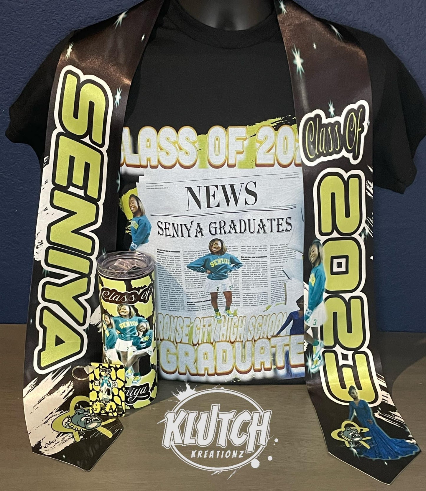 CUSTOM GRADUATION STOLE