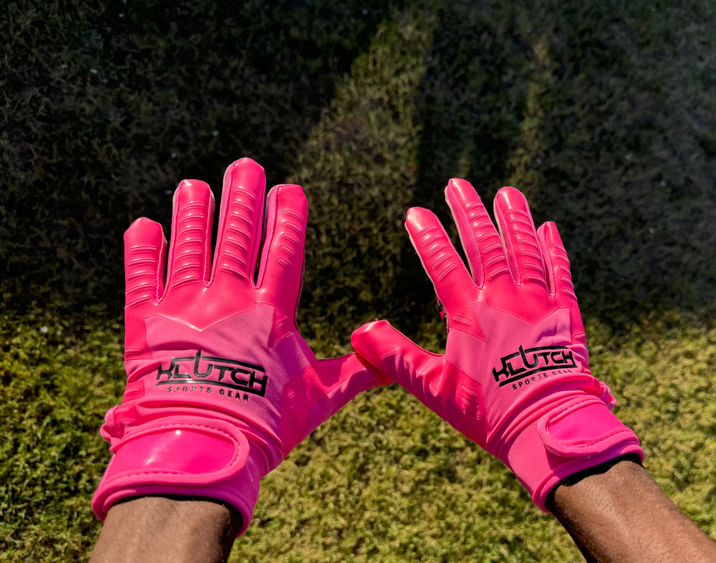 KSG Pink Out Football Gloves