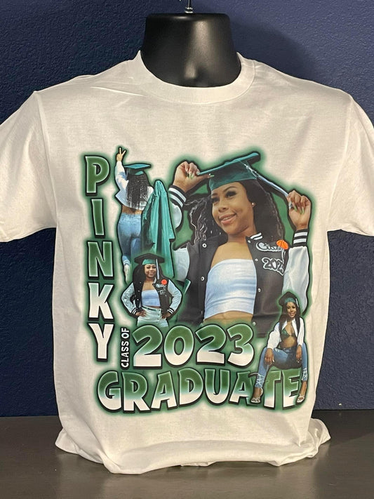 SUBLIMATION (WHTE ONLY) GRAD SHIRT