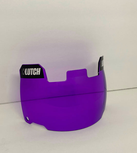 CLEAR PURPLE BUBBLE VISOR