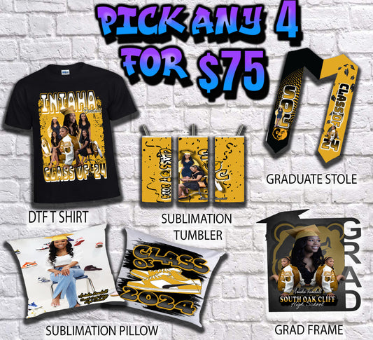 $75 GRADUATION BUNDLE PACKAGE