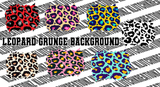 LEOPARD PRINT GRUNGE BACKGROUND PNG BUNDLE DOWNLOAD